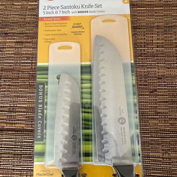 MasterChef 2 Piece Santoku Knife Set - Picture 4 of 6